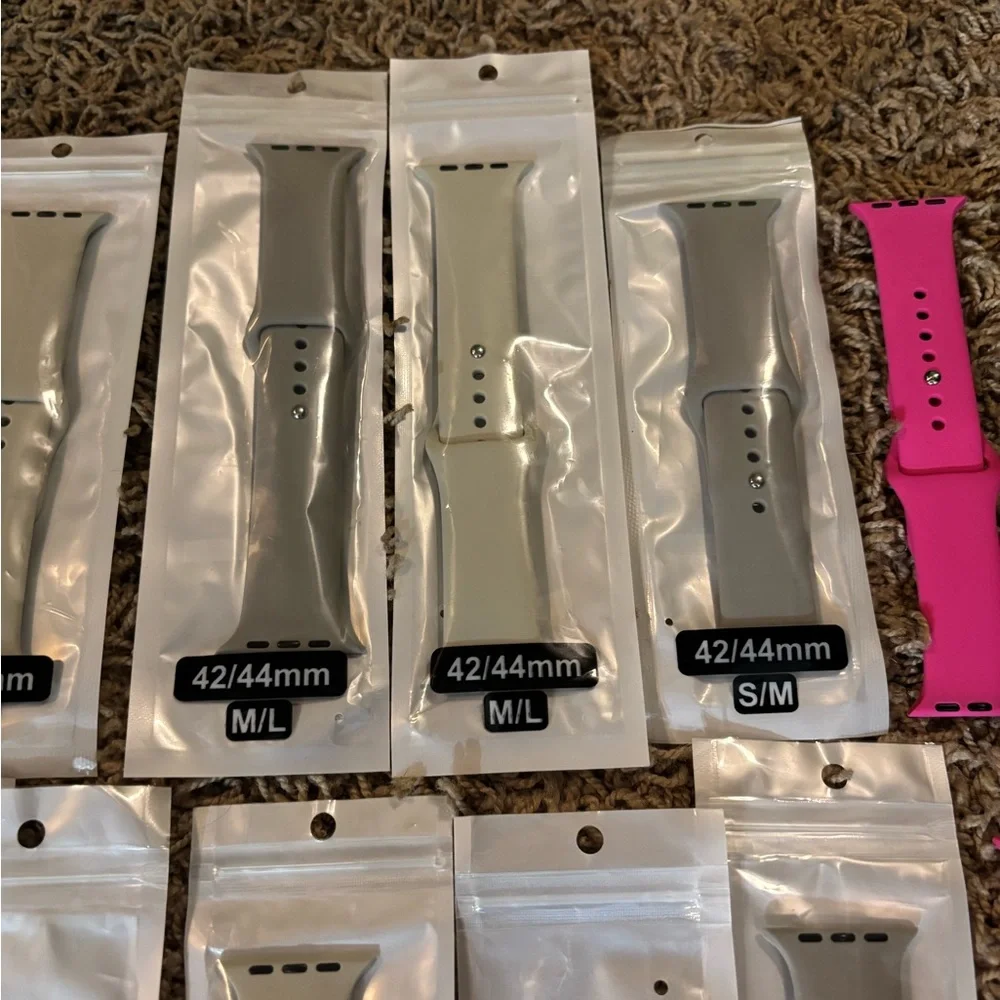 🌟Smartwatch Replacement Bands - Black, Gray, Pink